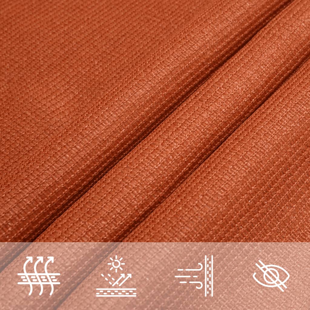 Sonnensegel 160 G/M² 2X4,5 M Hdpe Orange