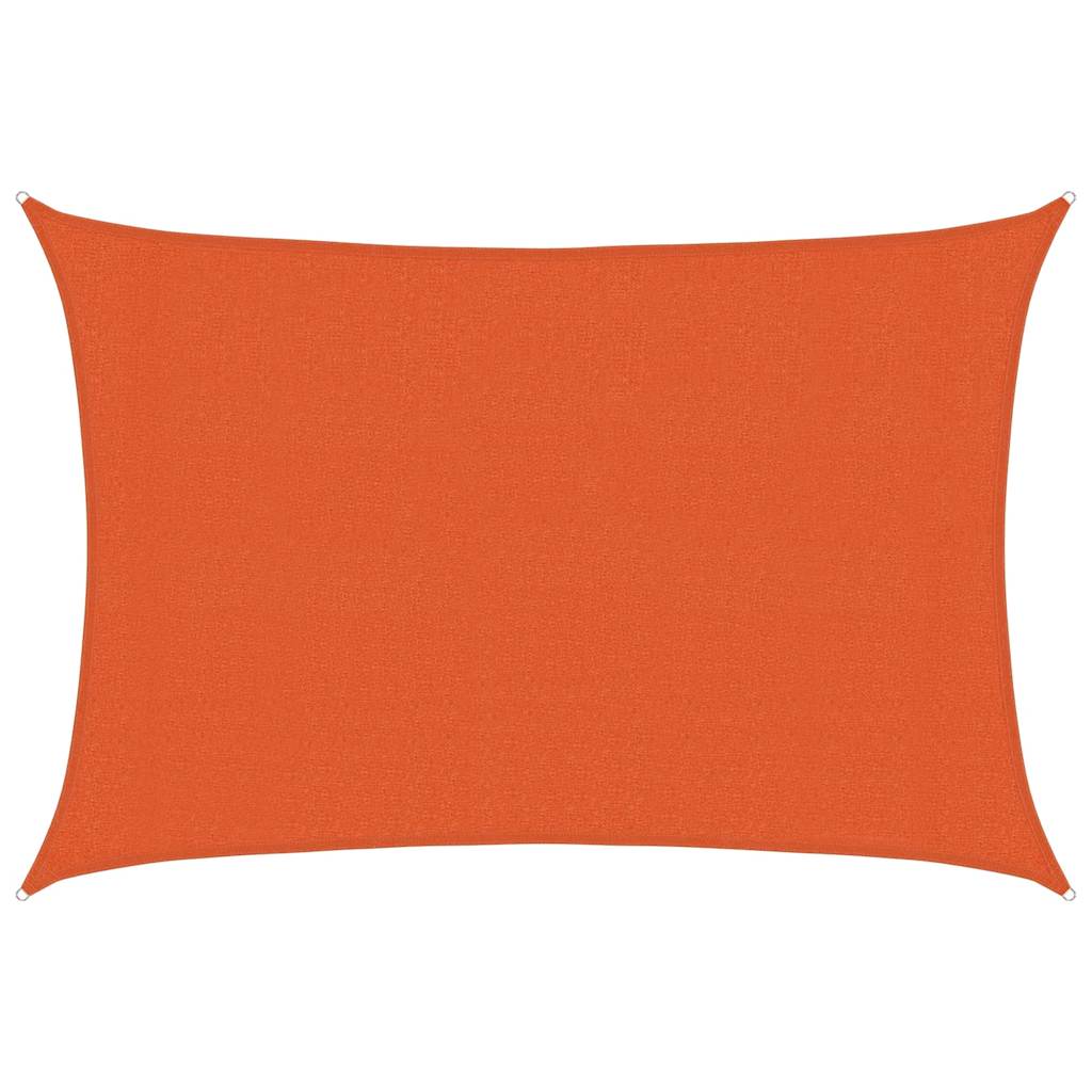 Sonnensegel 160 G/M² Rechteckig 3X4,5 M Hdpe Orange