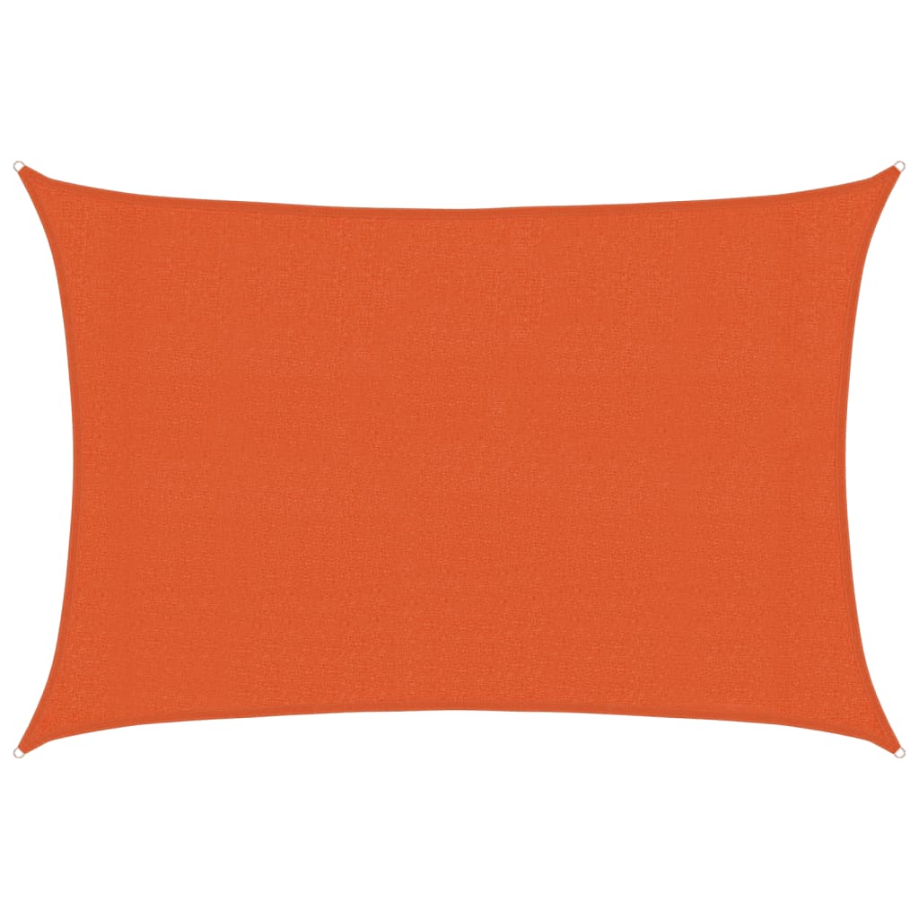 Sonnensegel 160 G/M² Rechteckig 3X5 M Hdpe Orange