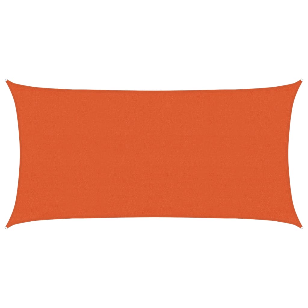 Sonnensegel 160 G/M² Rechteckig 3X6 M Hdpe Orange