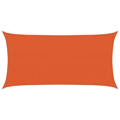 Sonnensegel 160 G/M² Rechteckig 3X6 M Hdpe Orange