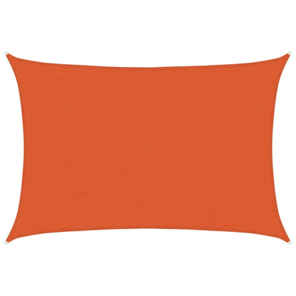 Sonnensegel 160 G/M² Rechteckig 4X5 M Hdpe Orange