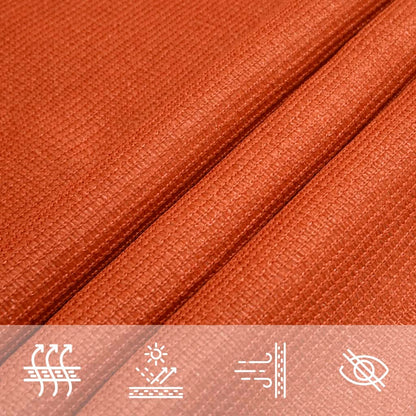 Sonnensegel 160 G/M² Rechteckig 4X5 M Hdpe Orange