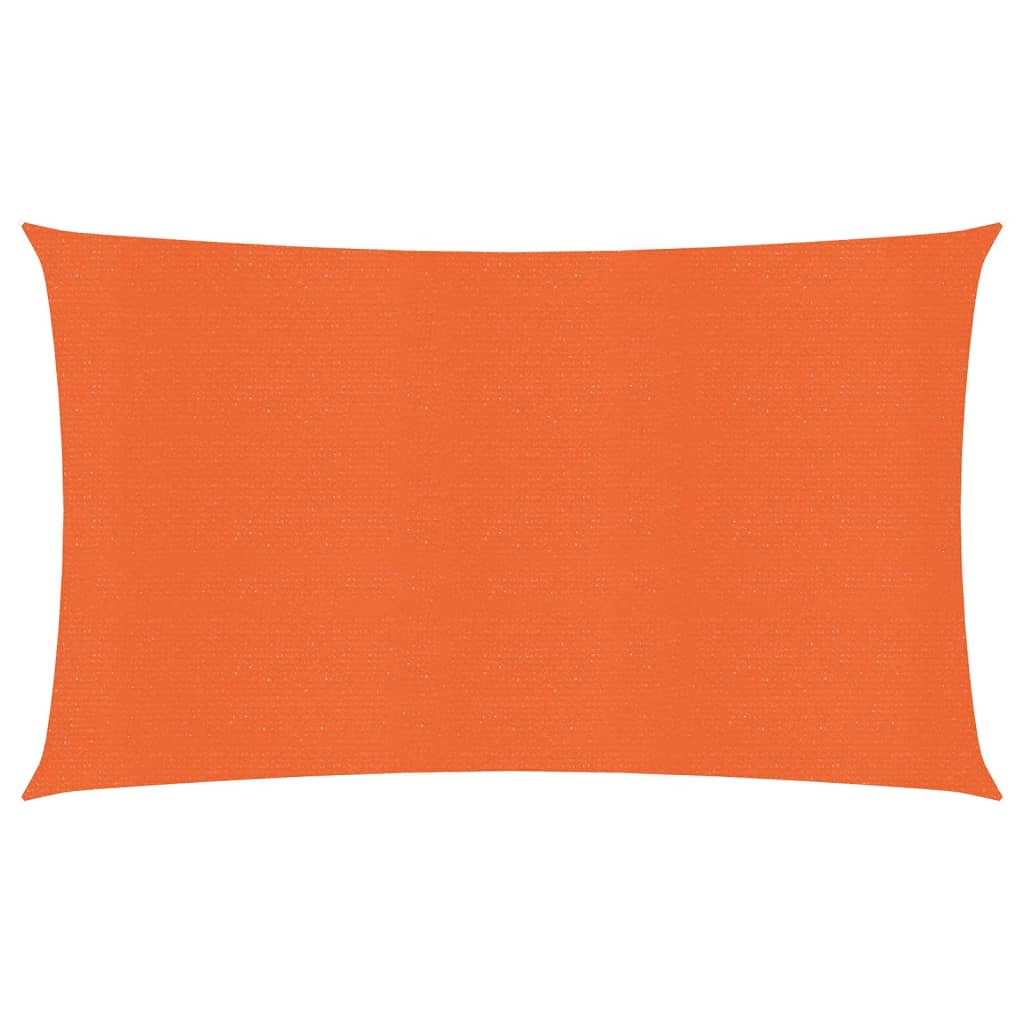 Sonnensegel 160 G/M² Rechteckig 4X7 M Hdpe Orange