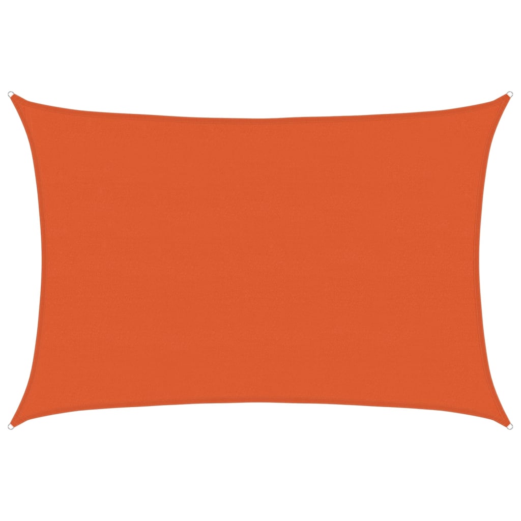 Sonnensegel 160 G/M² Rechteckig 5X7 M Hdpe Orange