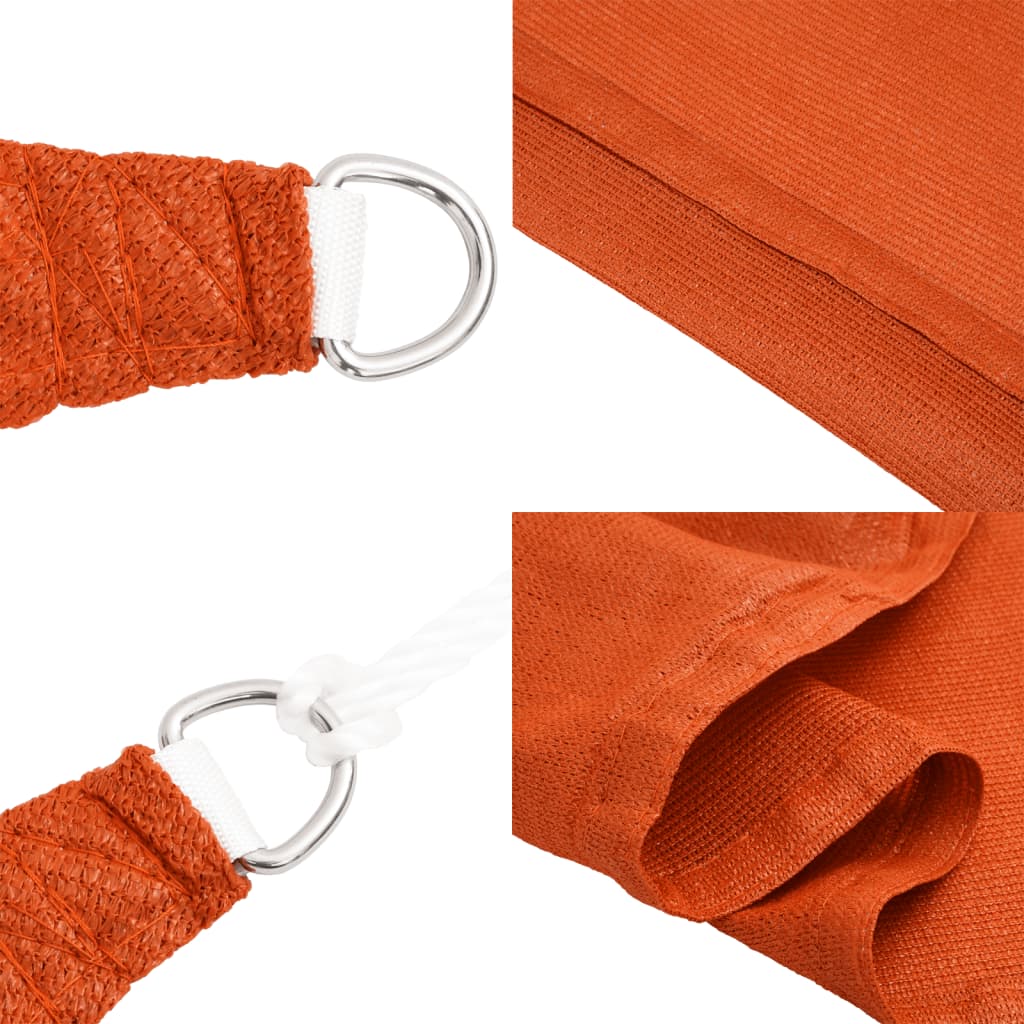Sonnensegel 160 G/M² 4X4X4 M Hdpe Orange