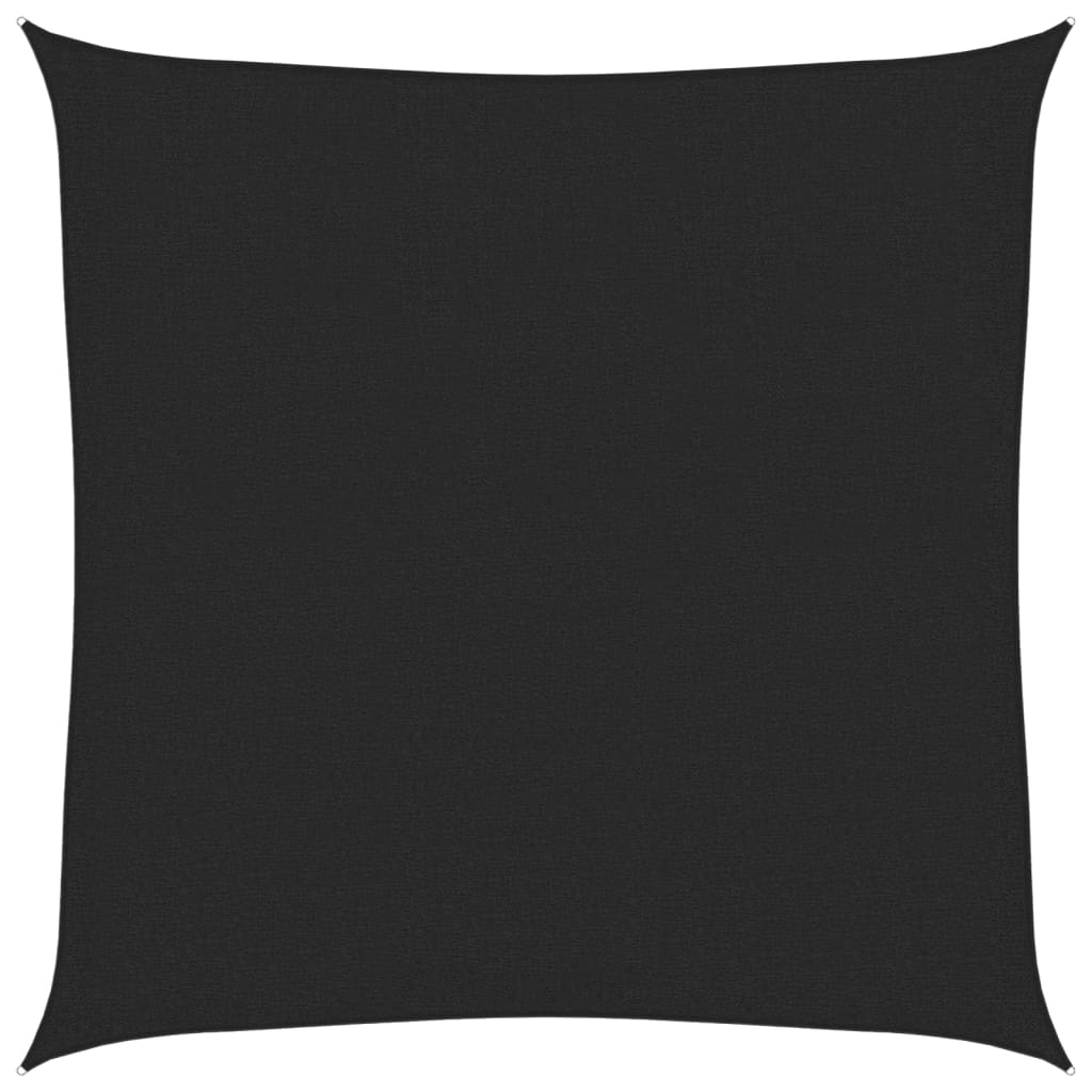 Sonnensegel 160 G/M² 3X3 M Hdpe Schwarz