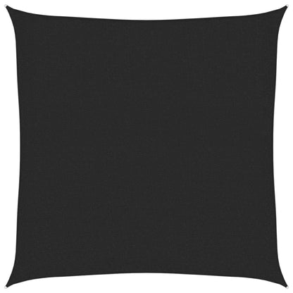 Sonnensegel 160 G/M² 3,6X3,6 M Hdpe Schwarz