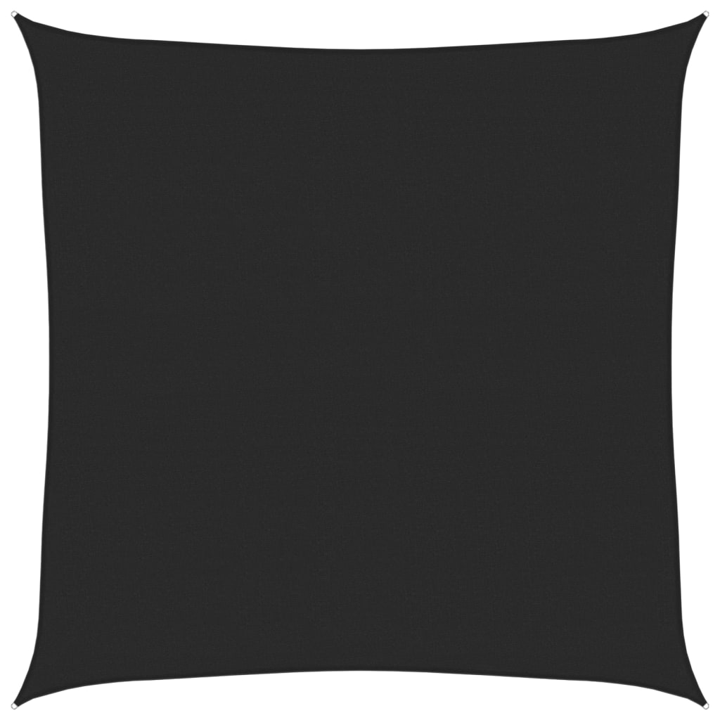 Sonnensegel 160 G/M² 6X6 M Hdpe Schwarz