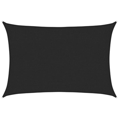 Sonnensegel 160 G/M² 2X2,5 M Hdpe Schwarz