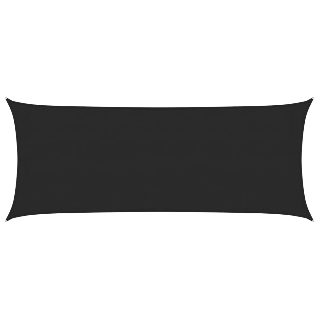 Sonnensegel 160 G/M² 2X5 M Hdpe Schwarz