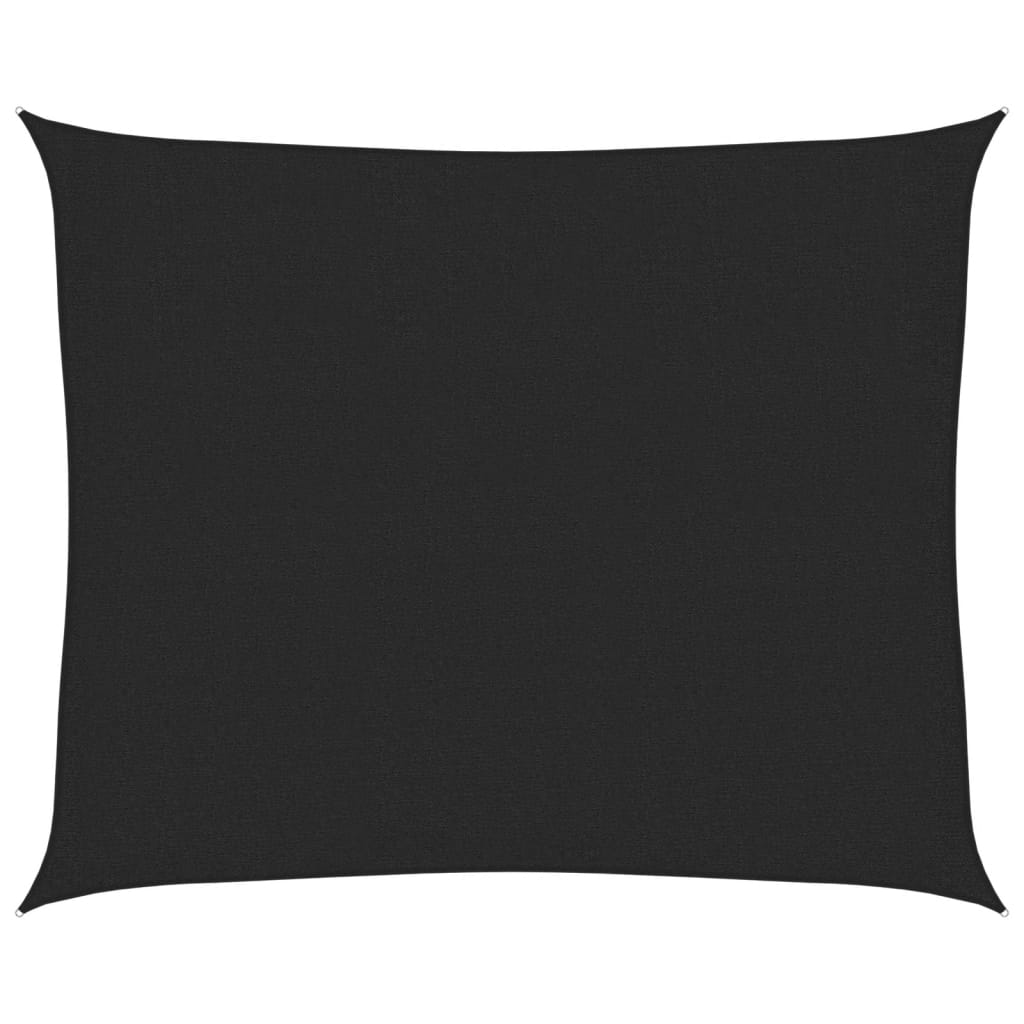 Sonnensegel 160 G/M² 2,5X3 M Hdpe Schwarz