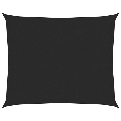 Sonnensegel 160 G/M² 2,5X3 M Hdpe Schwarz