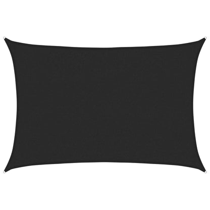 Sonnensegel 160 G/M² 2,5X3,5 M Hdpe Schwarz