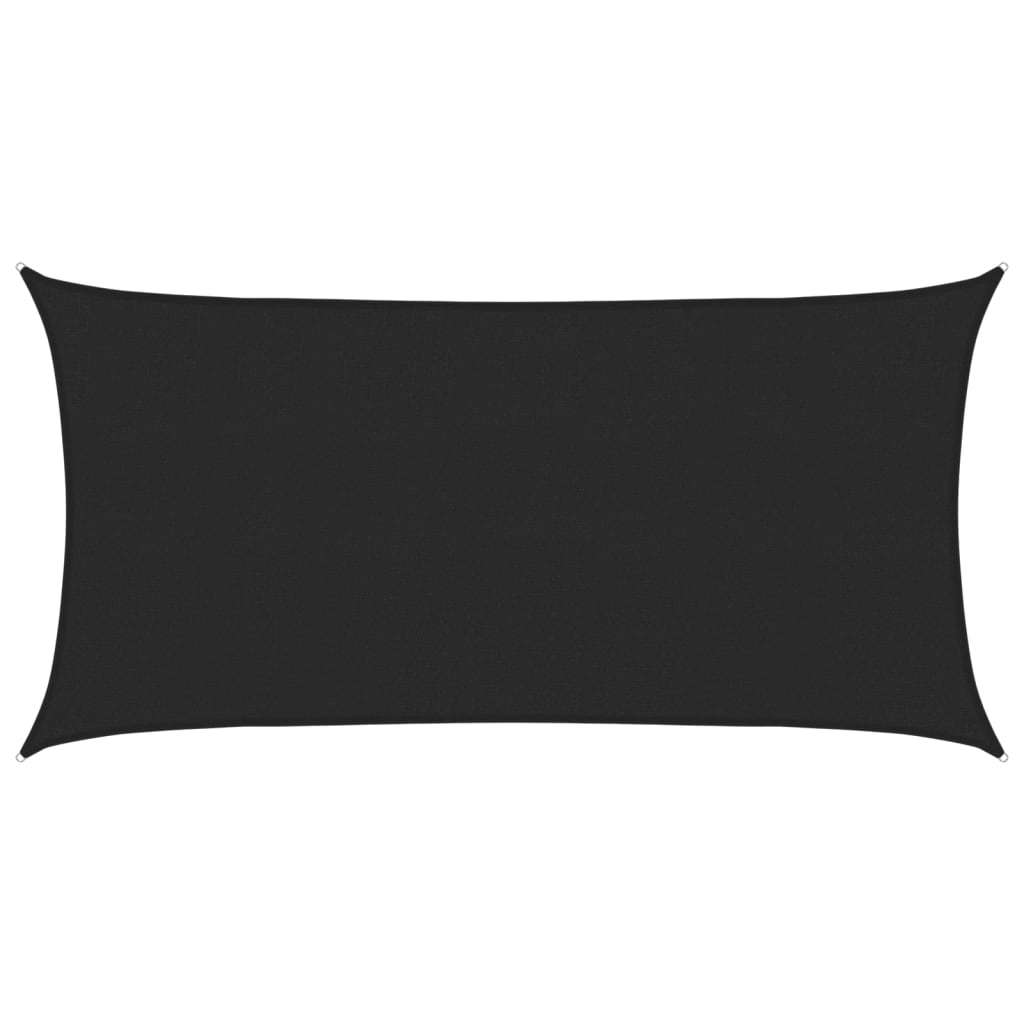 Sonnensegel 160 G/M² 2,5X5 M Hdpe Schwarz