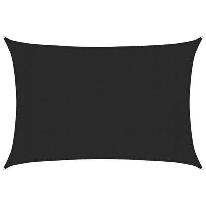 Sonnensegel 160 G/M² 3X4 M Hdpe Schwarz