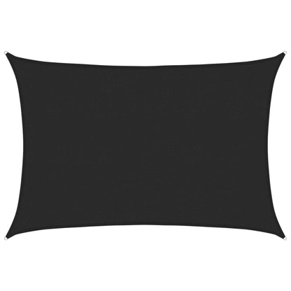 Sonnensegel 160 G/M² 3X4,5 M Hdpe Schwarz
