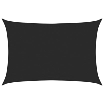 Sonnensegel 160 G/M² 3,5X4,5 M Hdpe Schwarz