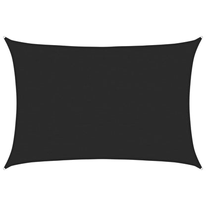 Sonnensegel 160 G/M² 4X5 M Hdpe Schwarz