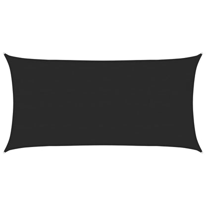 Sonnensegel 160 G/M² 4X7 M Hdpe Schwarz