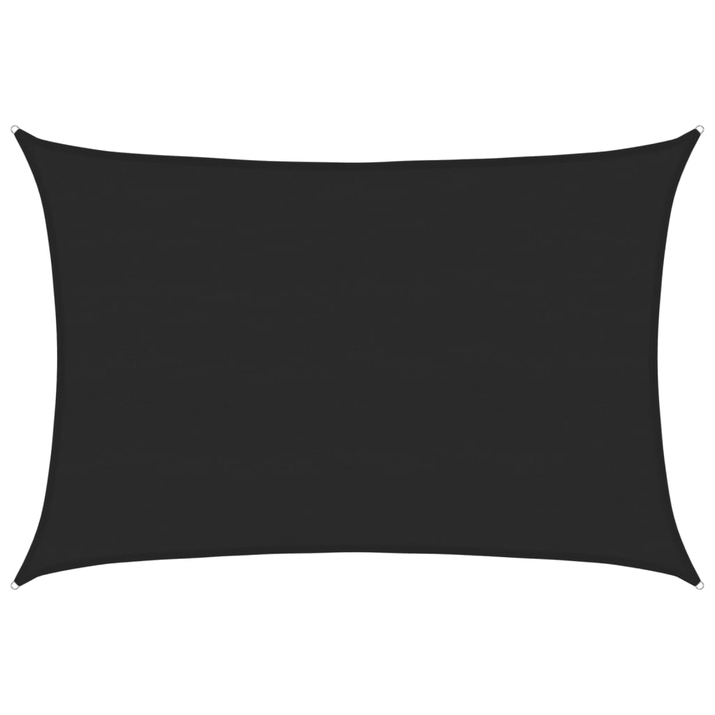 Sonnensegel 160 G/M² 5X7 M Hdpe Schwarz