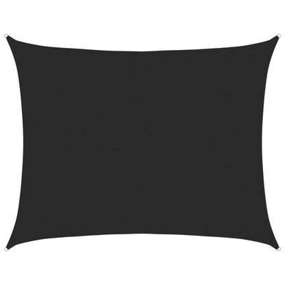 Sonnensegel 160 G/M² 6X7 M Hdpe Schwarz