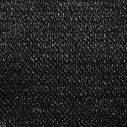 Sonnensegel 160 G/M² 6X7 M Hdpe Schwarz