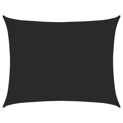 Sonnensegel 160 G/M² Rechteckig 6X8 M Hdpe Schwarz