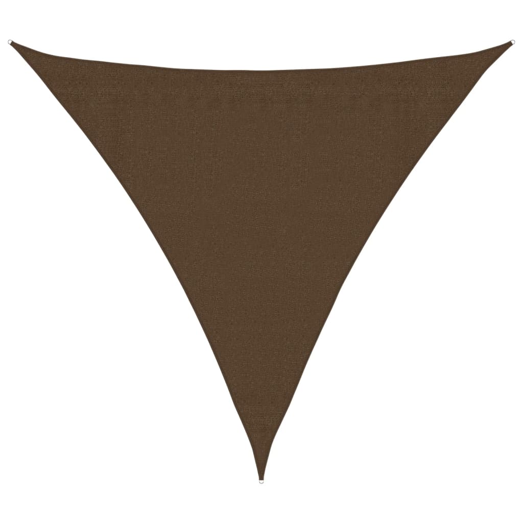 Sonnensegel 160 G/M² 3,6X3,6X3,6 M Hdpe Braun