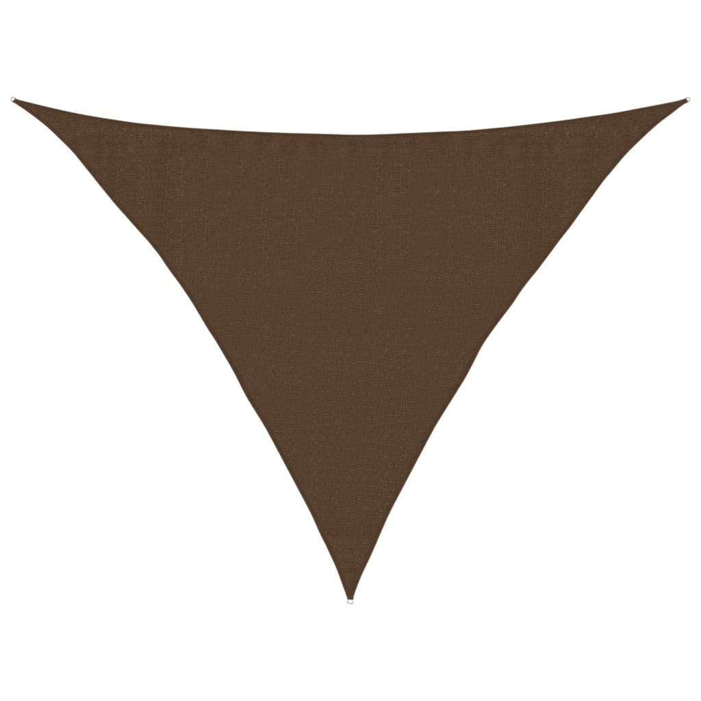 Sonnensegel 160 G/M² 3,5X3,5X4,9 M Hdpe Braun