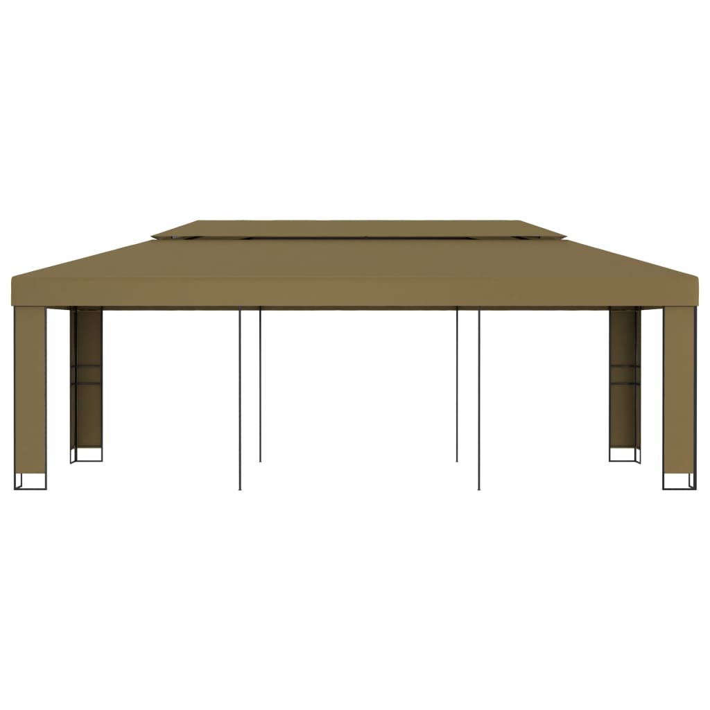 Pavillon Mit Doppeldach 3X6 M 180 G/M²