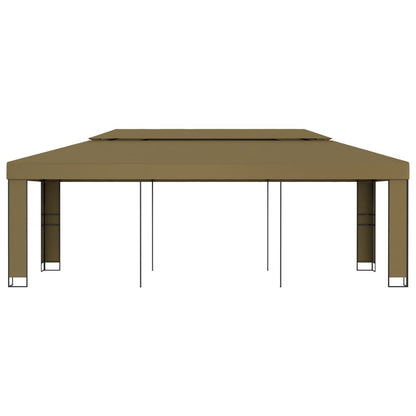 Pavillon Mit Doppeldach 3X6 M 180 G/M²