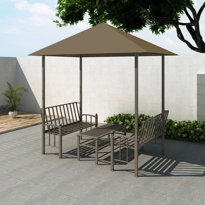Gartenpavillon Mit Tisch Und Bänken 2,5X1,5X2,4 M
