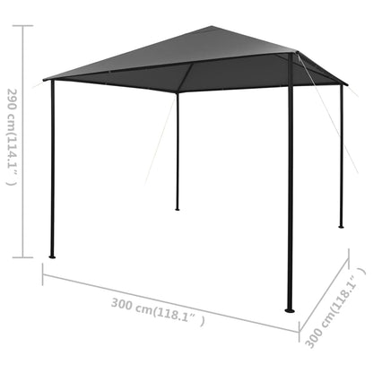 Pavillon 3X3 M Stoff Und Stahl 180 G/M²