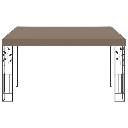 Wand-Pavillon 4X3X2,5 M Taupe