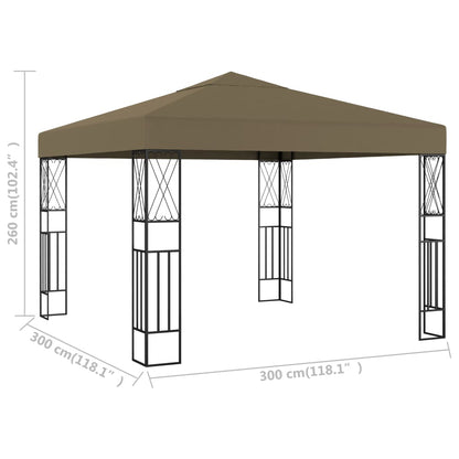 Pavillon 3X3 M Stoff