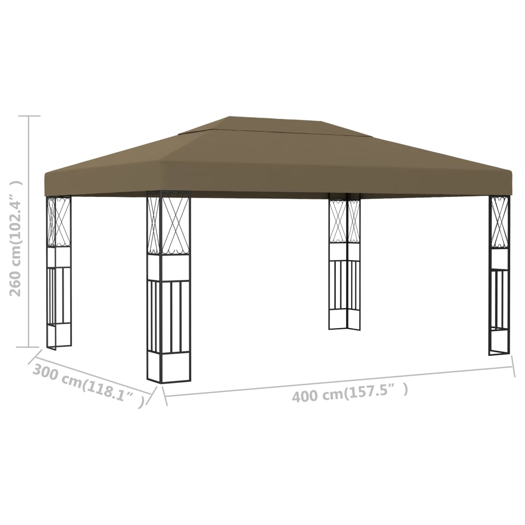 Pavillon 3X4 M Stoff