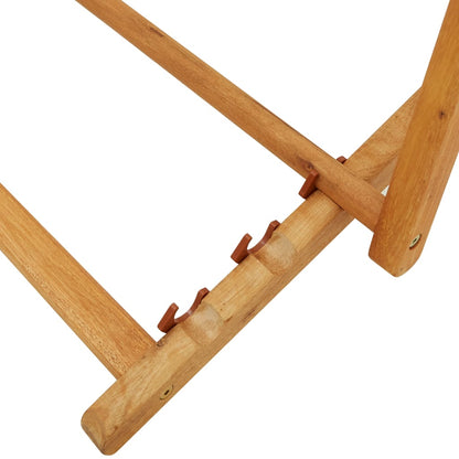Strandstuhl Klappbar Massivholz Eukalyptus Und Stoff
