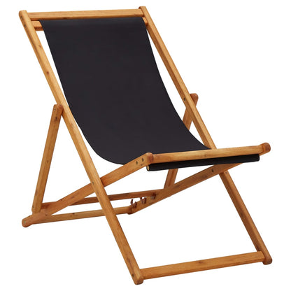 Strandstuhl Klappbar Stoff Und Massivholz