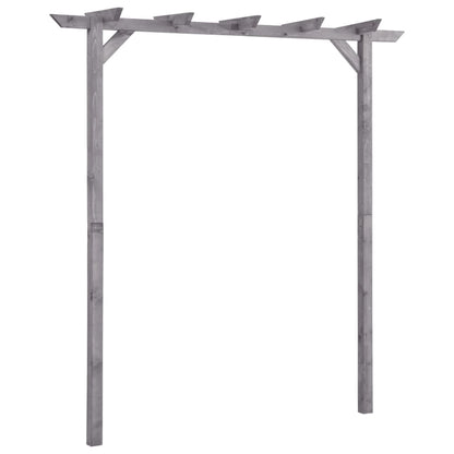 Garten-Pergola Grau Imprägniertes Kiefernholz