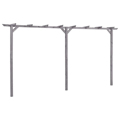 Garten-Pergola Grau Imprägniertes Kiefernholz
