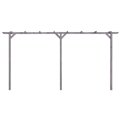 Garten-Pergola Grau Imprägniertes Kiefernholz