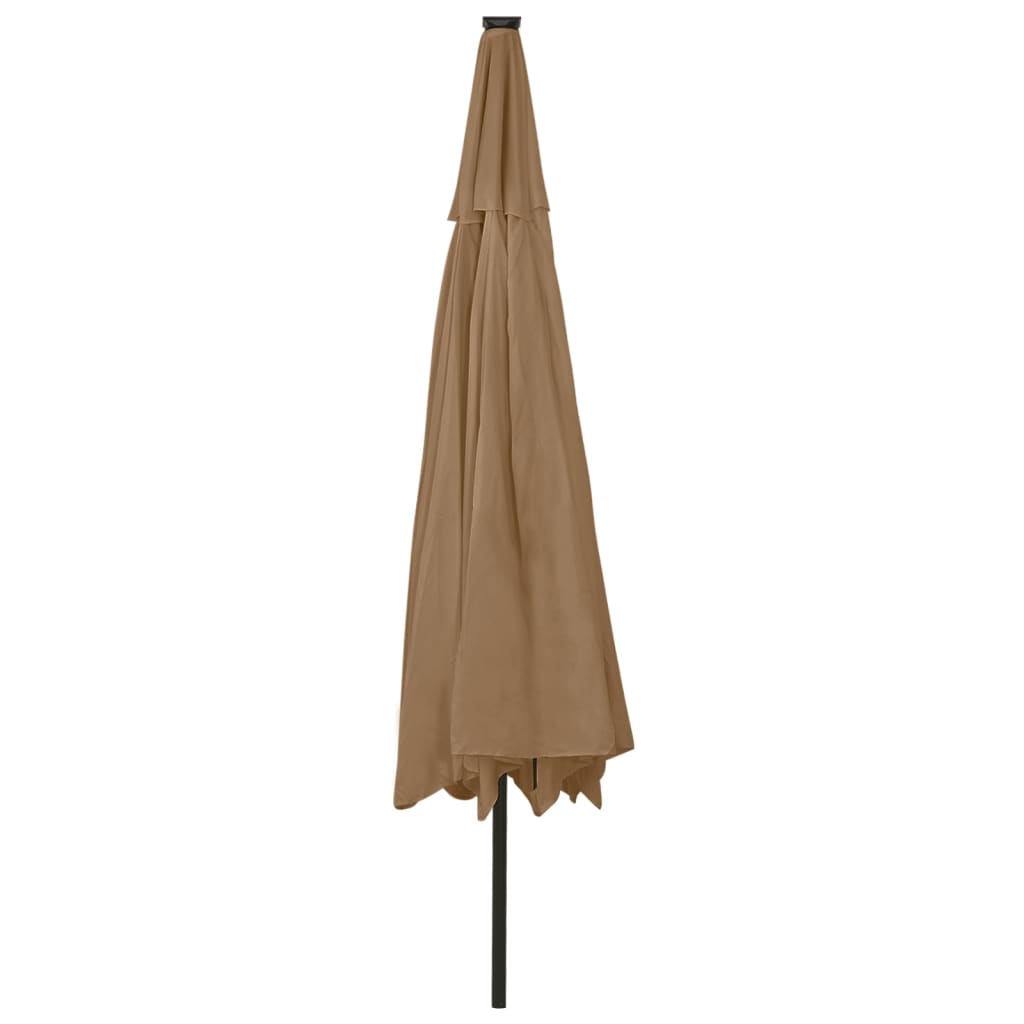 Sonnenschirm Mit Led-Beleuchtung 400 Cm