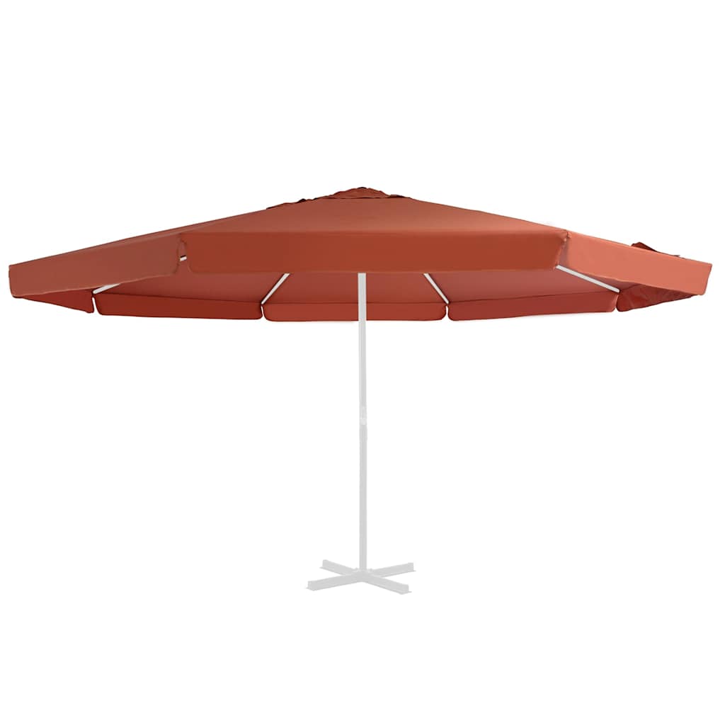 Ersatzbezug Für Sonnenschirm Terracotta-Rot 500 Cm