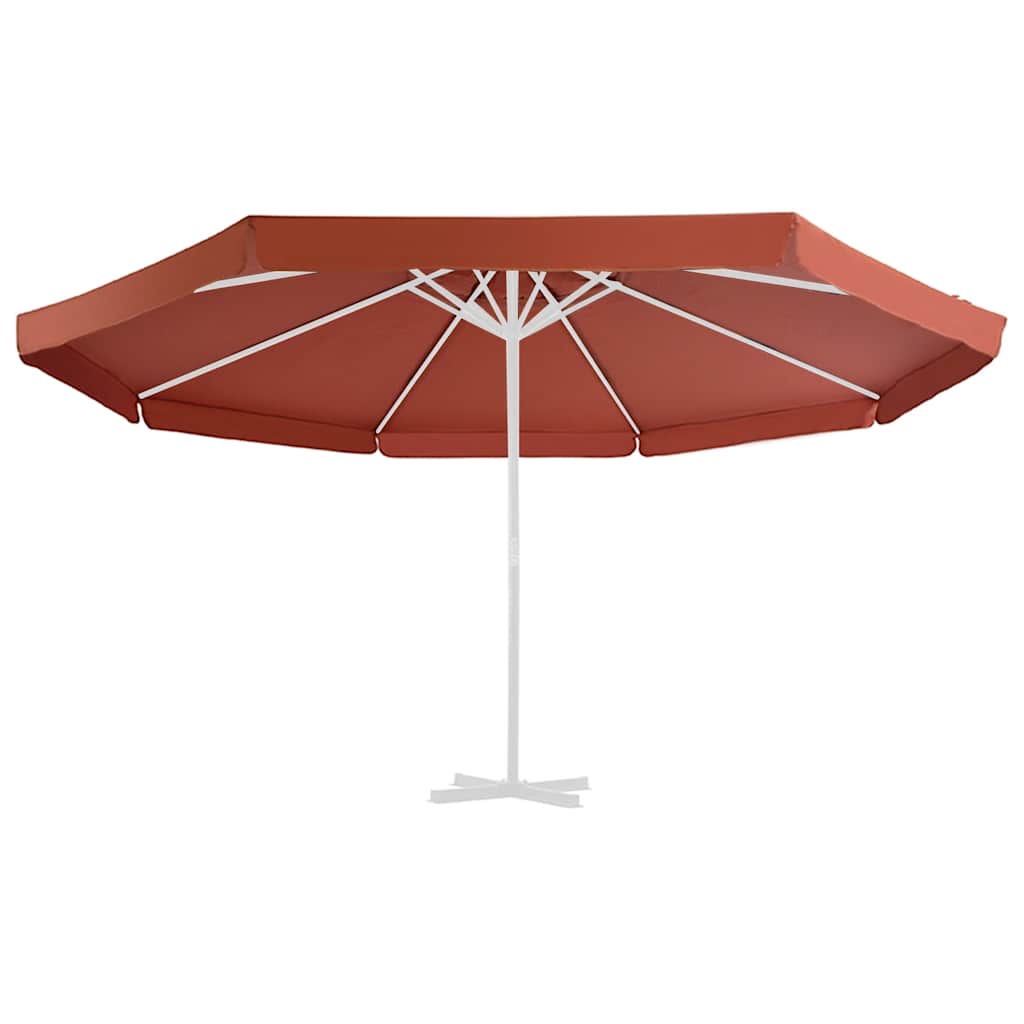 Ersatzbezug Für Sonnenschirm Terracotta-Rot 500 Cm