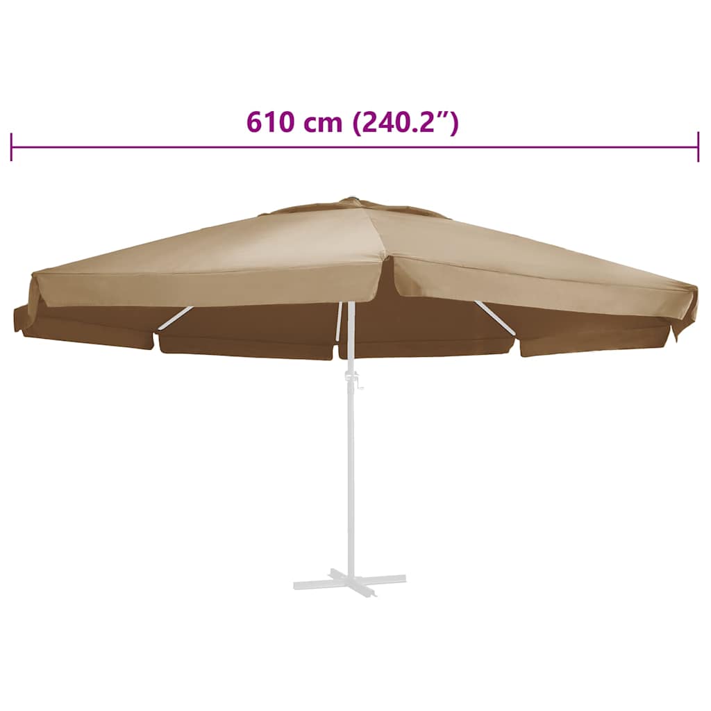 Ersatzbezug Für Sonnenschirm 610 Cm
