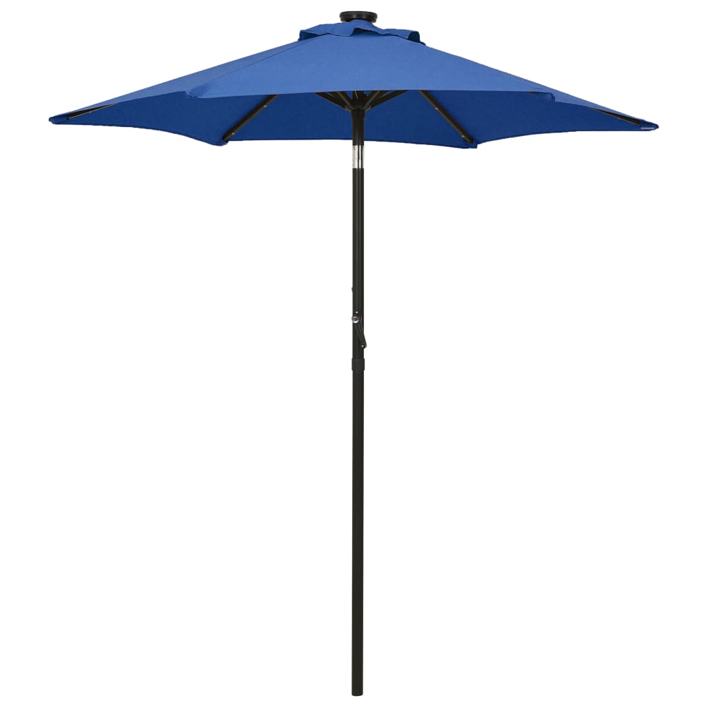 Sonnenschirm Mit Led-Beleuchtung 200X211 Cm Alu