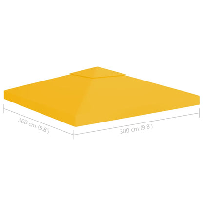 Pavillon-Dachplane Mit Kaminabzug 310 G/M² 3X3 M