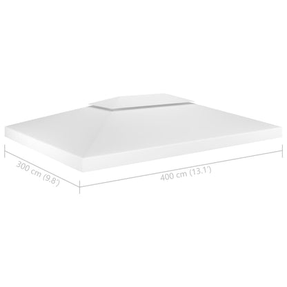 Pavillon-Dachplane Mit Kaminabzug 310 G/M² 4X3 M