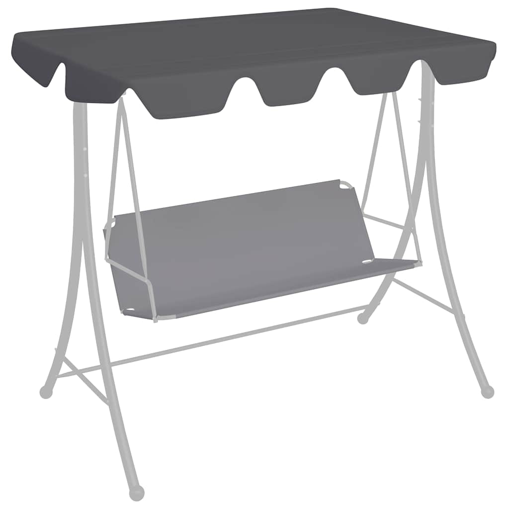 Ersatzdach Für Hollywoodschaukel 150/130X105/70 Cm